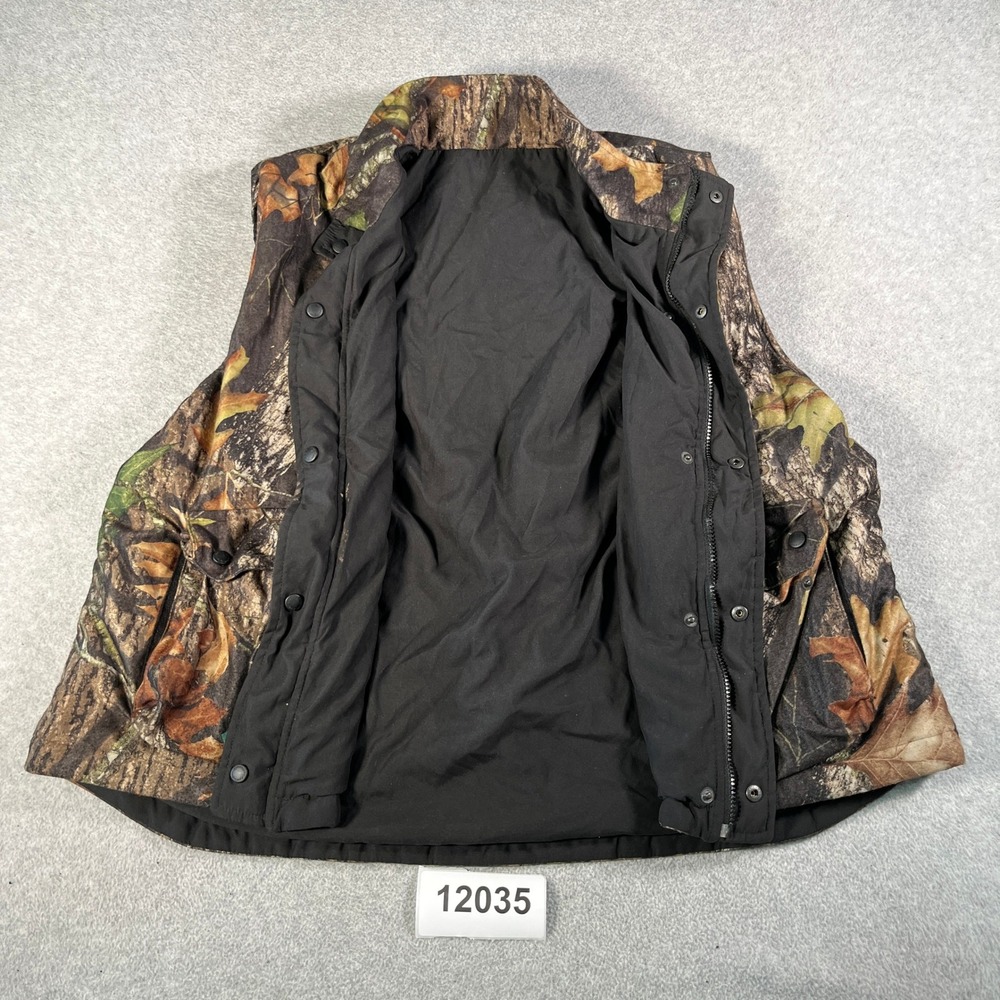 Remington Reversible Vest Jacket Mens 2XL Multicolor Camo Tree Hunting Outdoor